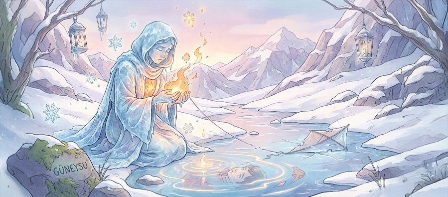 GURBETİN BUZUNDA BEKLEYEN ALEV