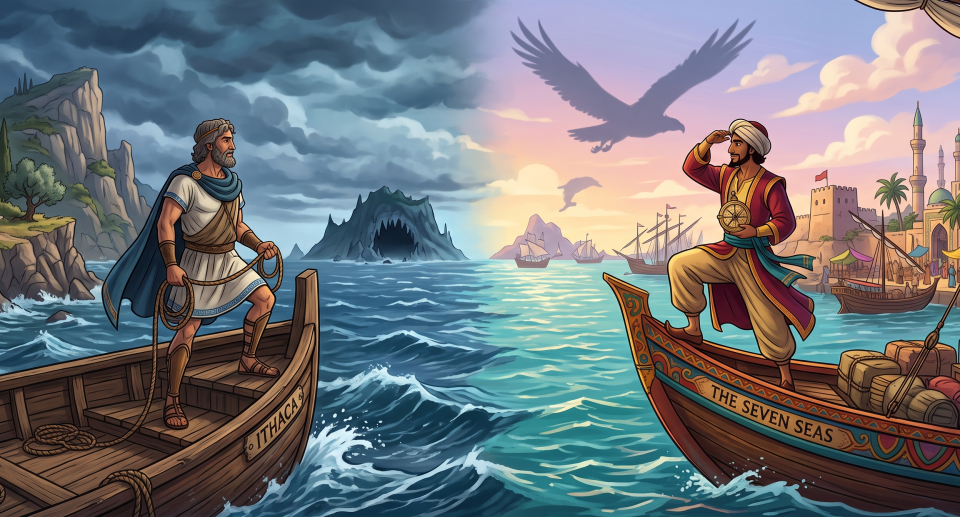 İKİ DENİZ, İKİ KAHRAMAN: ODYSSEUS VE SİNBAD
