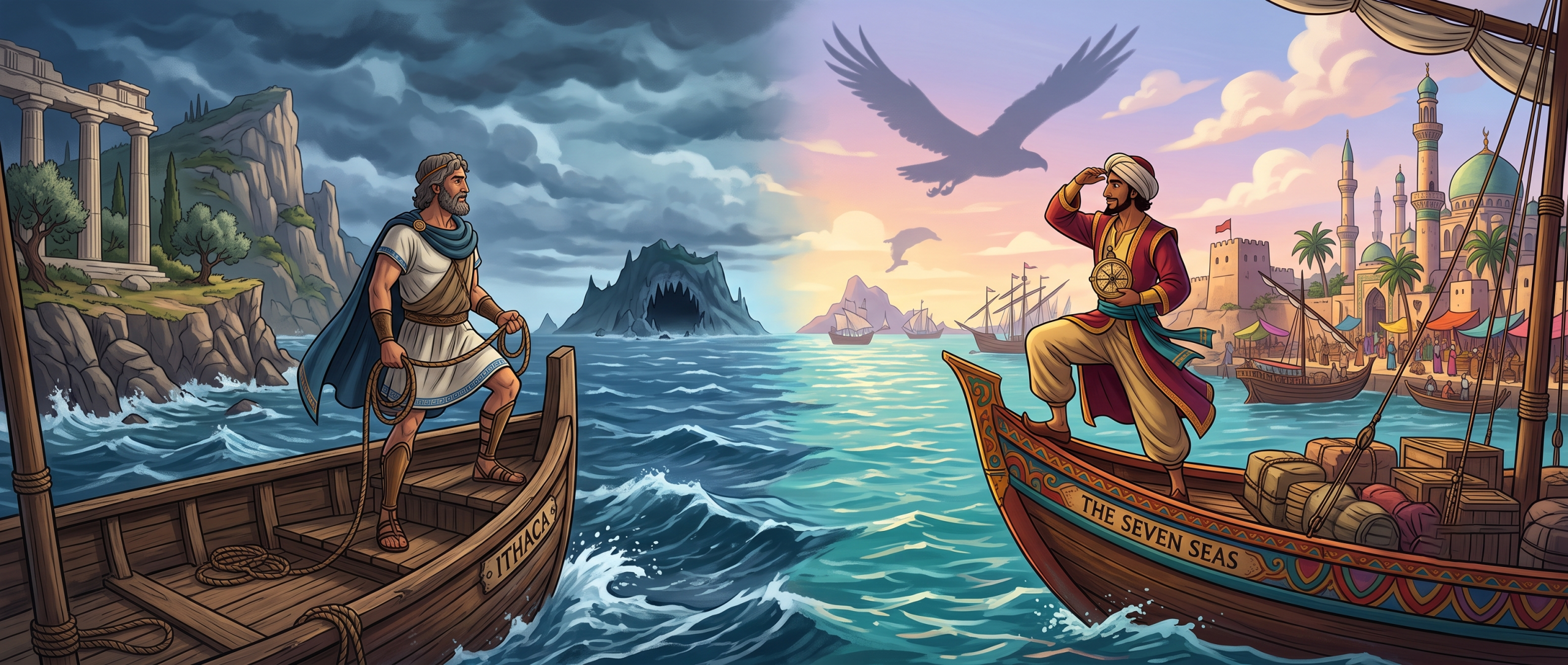 İKİ DENİZ, İKİ KAHRAMAN: ODYSSEUS VE SİNBAD